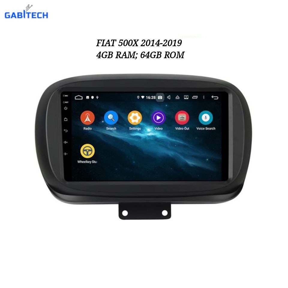 9" Android 13 Autoradio Navi für FIAT 500X 2014-2019 4GB RAM 64GB ROM Autoradio