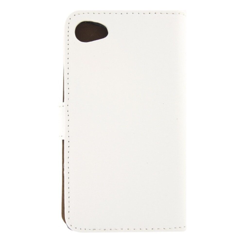 Handytasche Book Case Handyhülle für Sony Xperia Z5 Compact Weiß Leder Schutz (Book Cover)