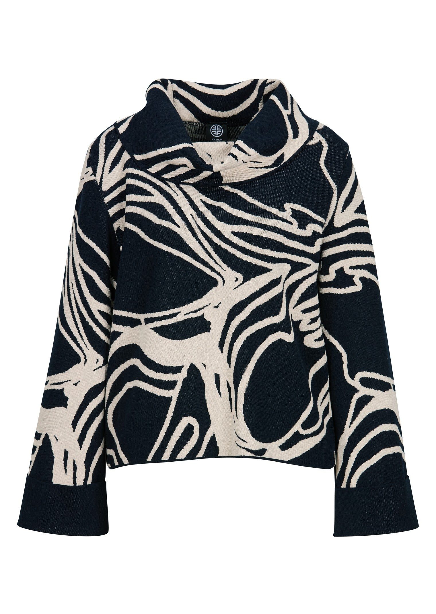 Faber Strickpullover Damenpullover MIDNIGHT GARDEN