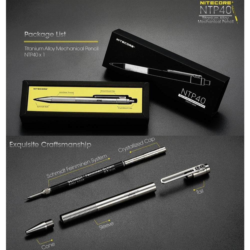 NTP40 Titan Kugelschreiber Nitecore Druckbleistift