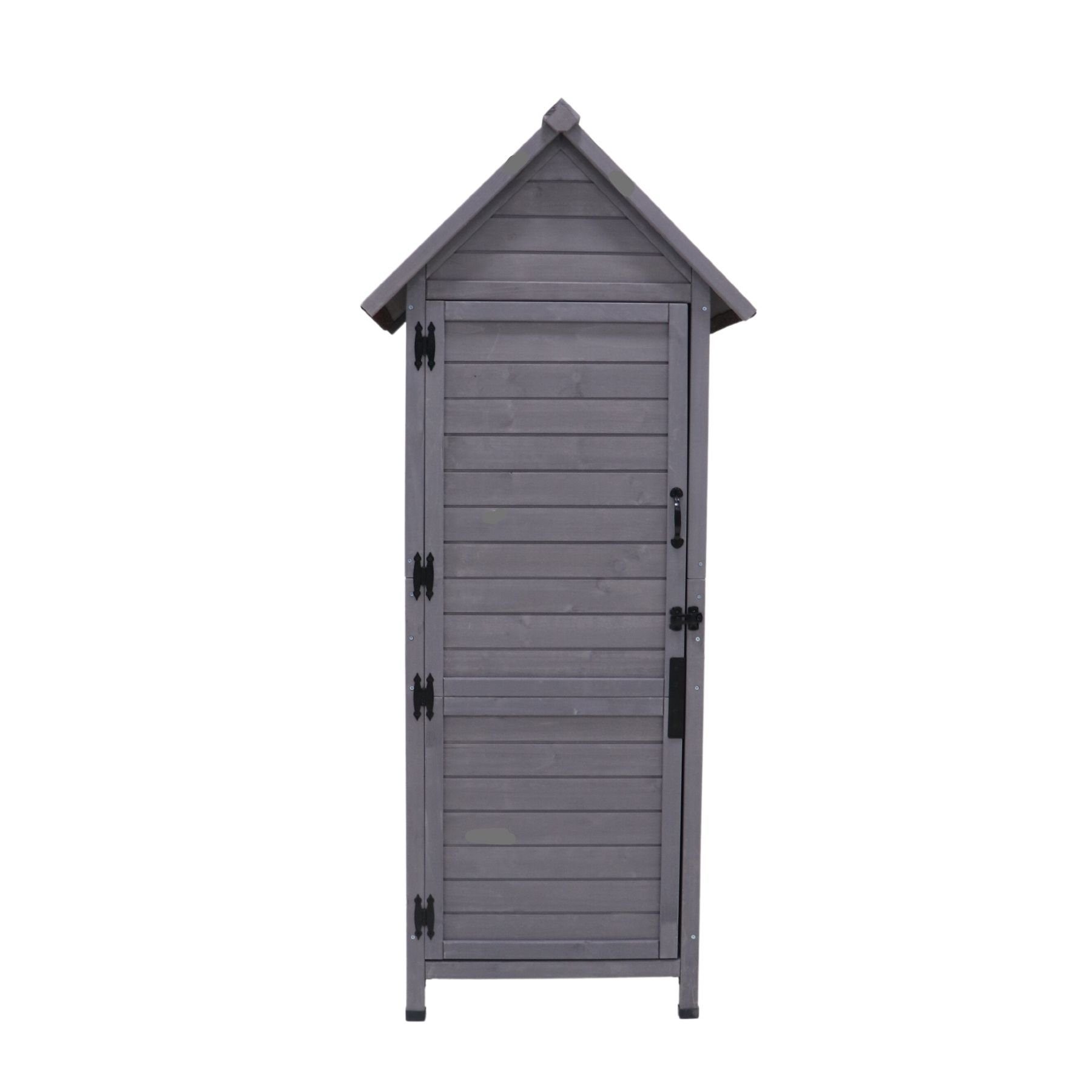 FSH Gerätehaus Gartenhaus Geräteschuppen Gartenschrank Geräteschrank, BxT: 71.9x54.3 cm, Aus Fichtenholz