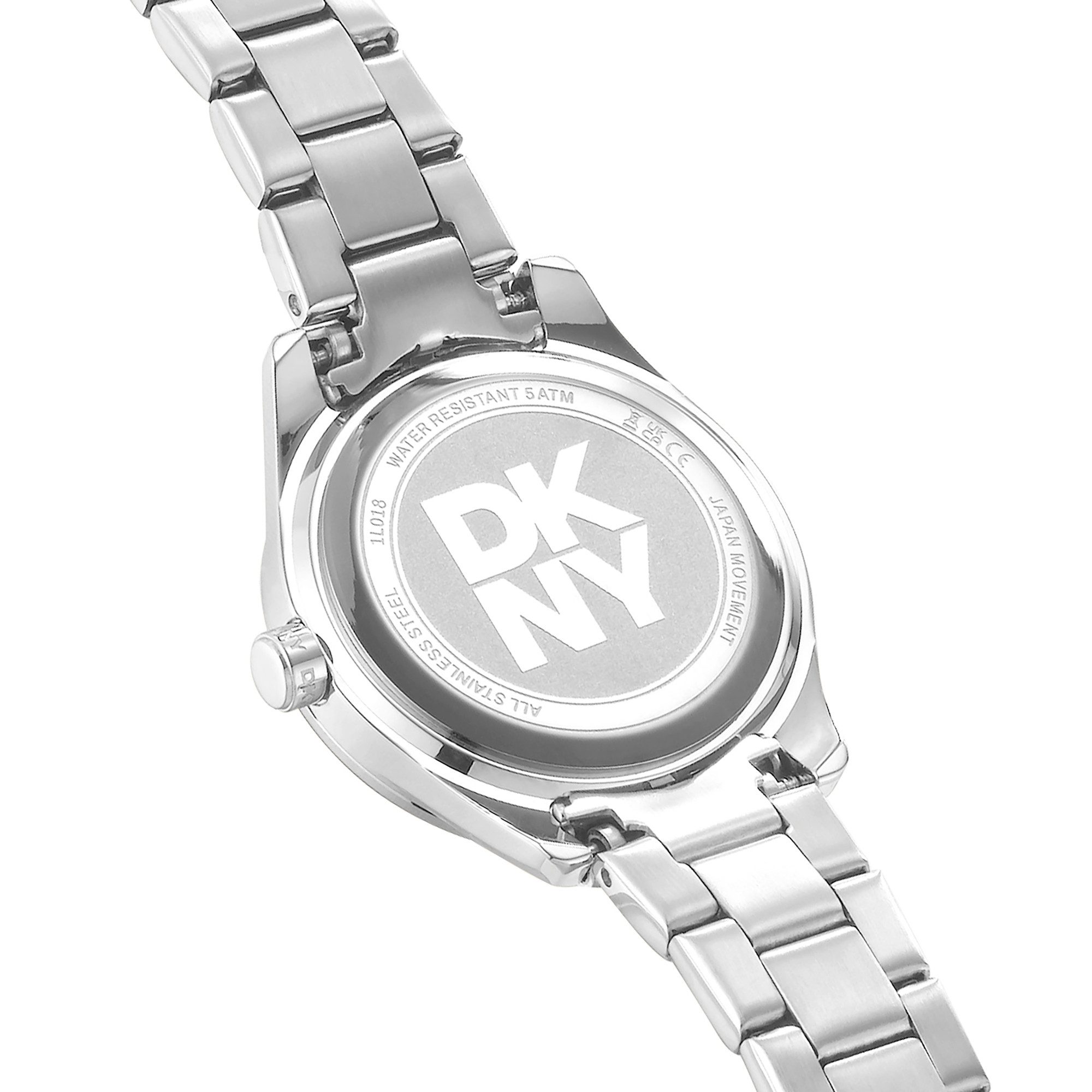 DKNY Quarzuhr Chambers Sport DK1L018M0015, Armbanduhr, Damenuhr, Edelstahlarmband, analog