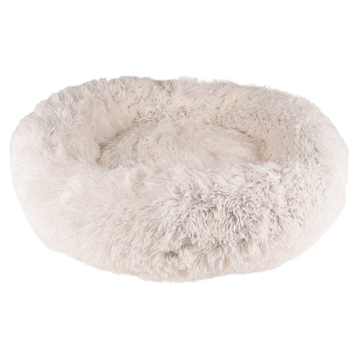 Flamingo Tierbett Hundebett Krems rund weiß günstig online kaufen