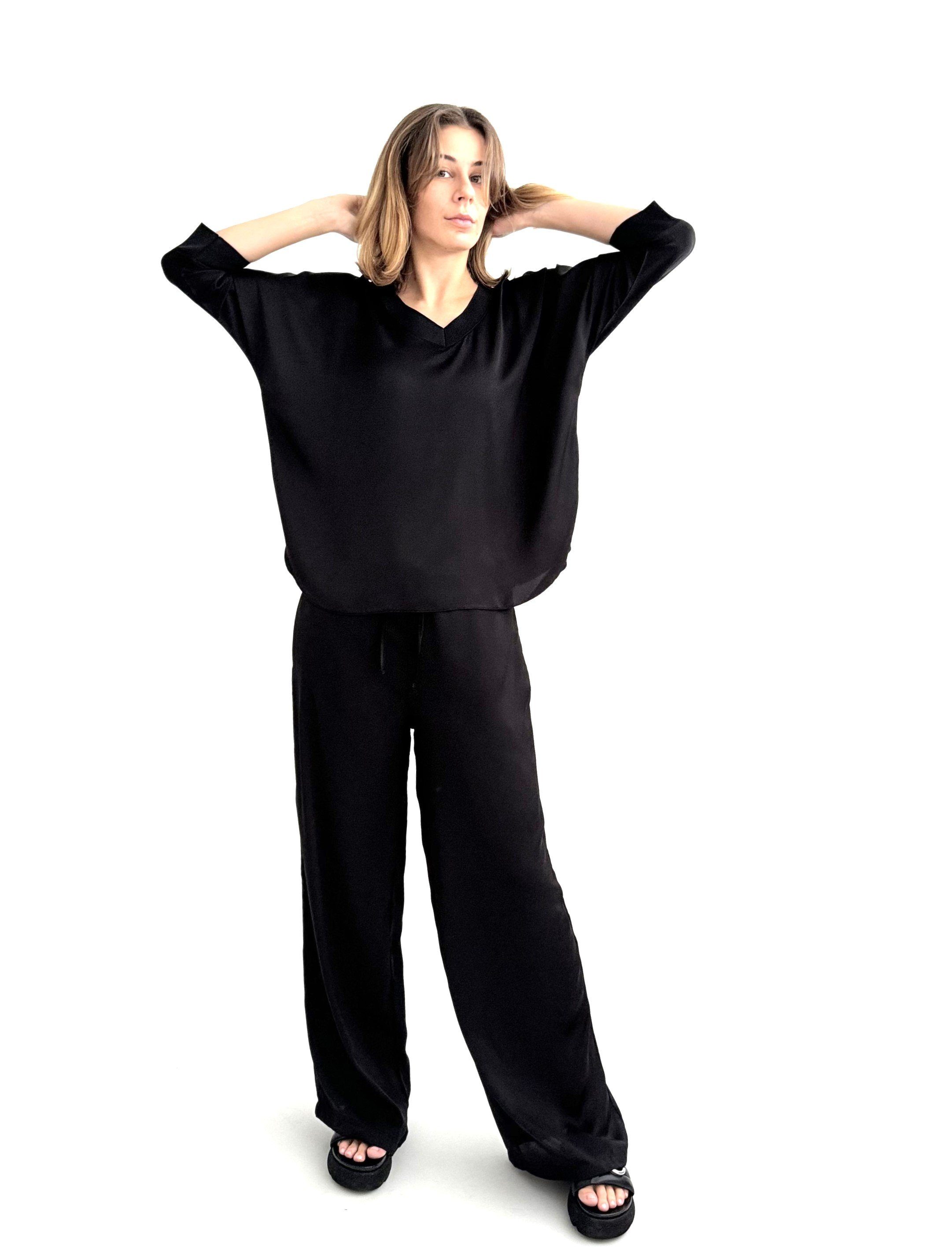 Zuckerwatte Satinbluse silktouch günstig online kaufen