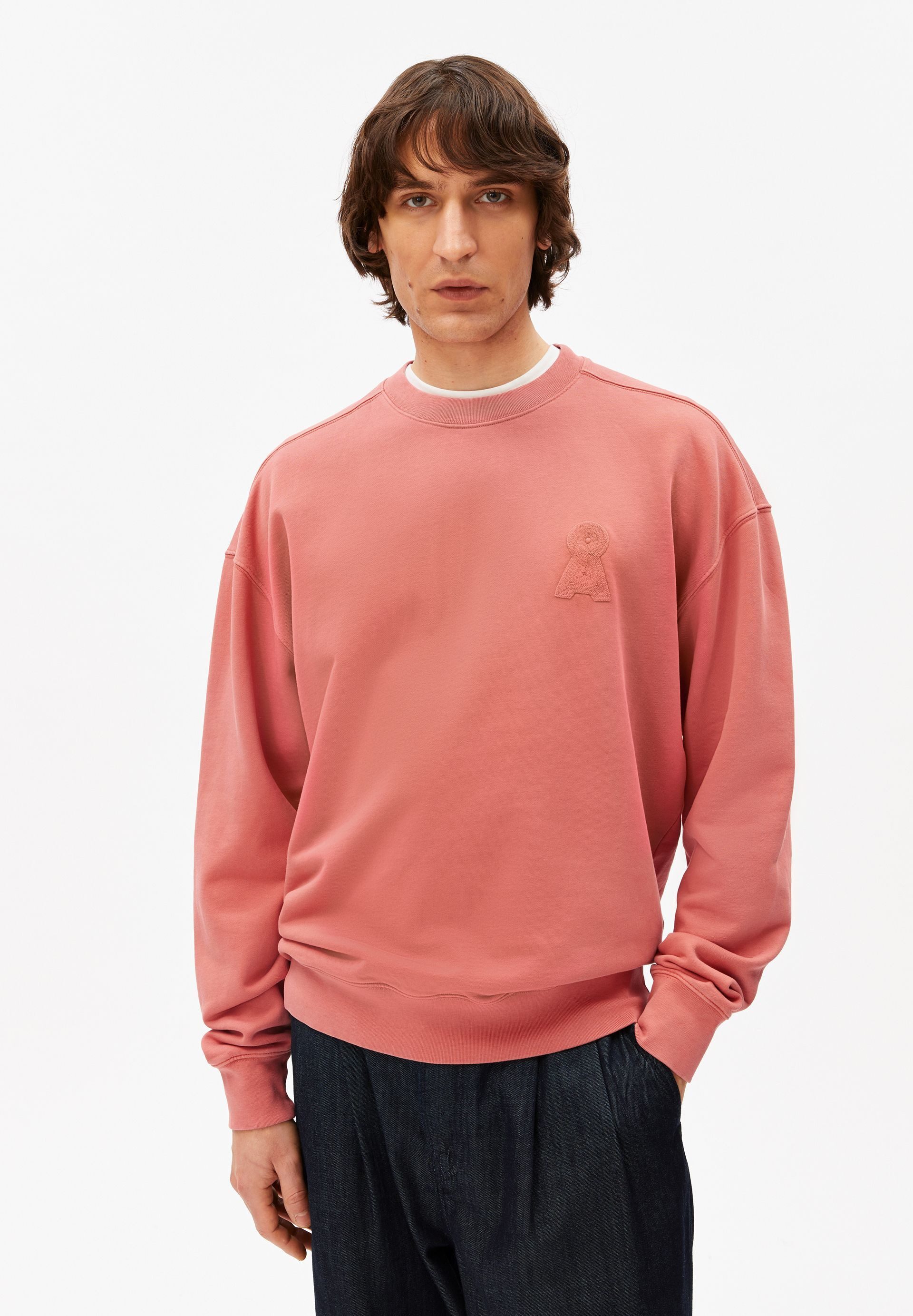 Armedangels Sweatshirt ICONIC Å GMT DYE Pullover aus Bio-Baumwolle Relaxed Fit