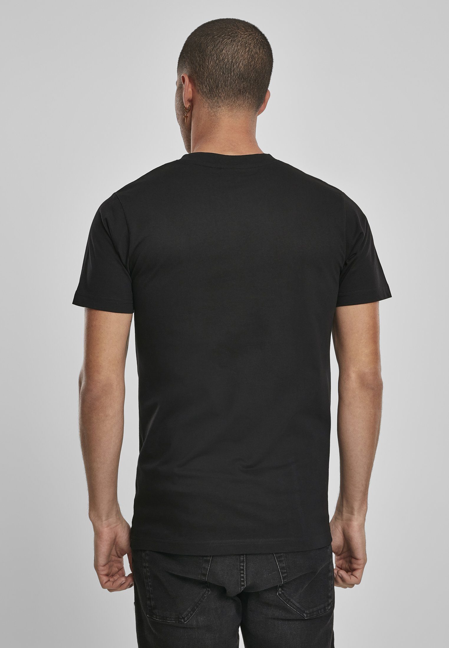 Tee T-Shirt Skyline black Herren (1-tlg) Tee MisterTee Mister