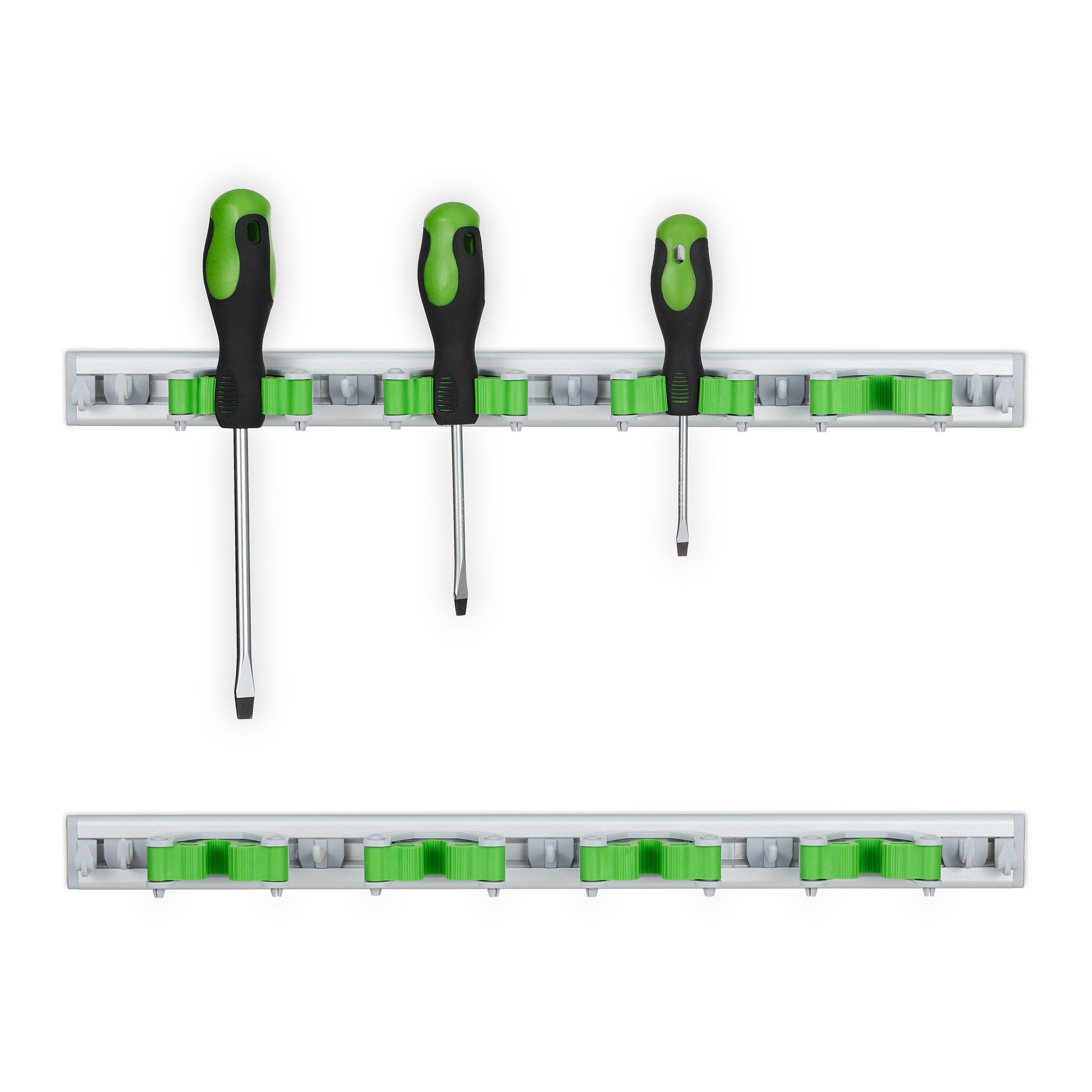 relaxdays Gartengerätehalter Gerätehalter Wandhalterung 2er Set günstig online kaufen