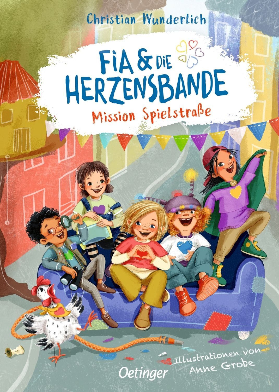 Kinderbuch Fia & die Herzensbande 1. Mission Spielstraße Christian Wunderlich