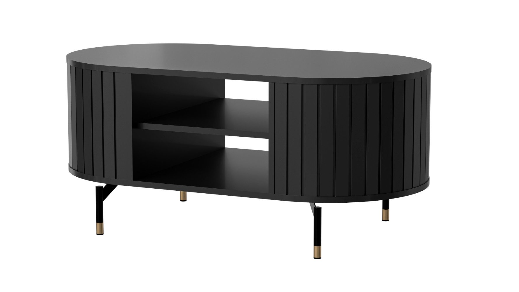 möbel-direkt.de Wohnzimmer-Set Couchtisch Zante in Schwarz, Kaffeetisch