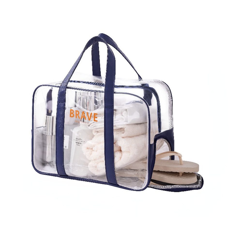 Blusmart Strandtasche Transparente, wasserdichte Strandtasche aus PVC (Groß günstig online kaufen