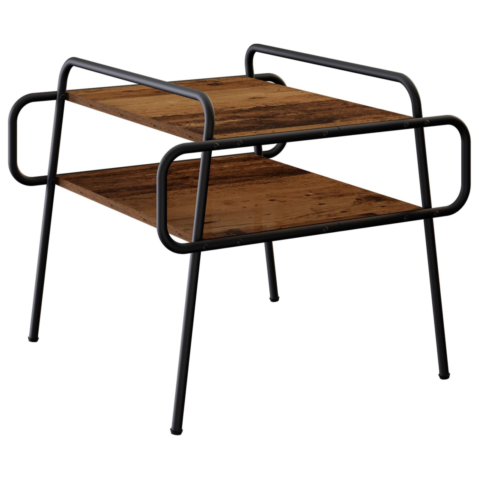 vidaXL Couchtisch Couchtisch Altholz 50 x 50 x 51 cm Holzwerkstoff (1-St)