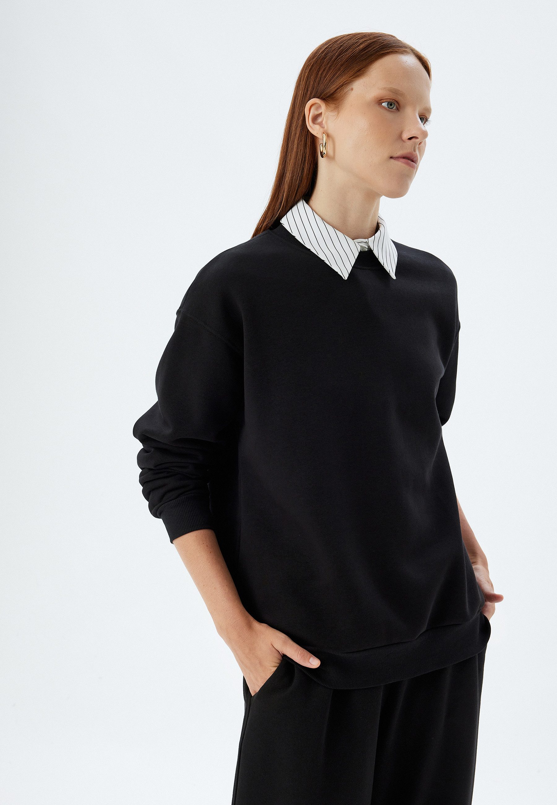 Koton Sweatshirt Rundhalsausschnitt Regular