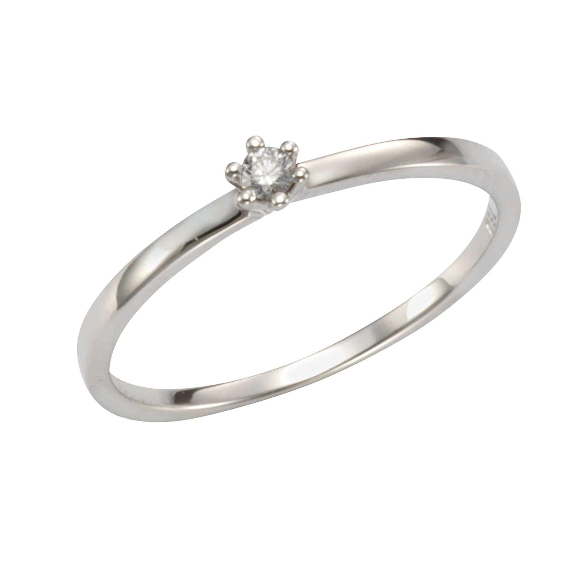Orolino Fingerring Gold 750 mit Brillant 0,05ct. günstig online kaufen