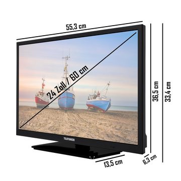 Telefunken XH24N550M LCD-LED Fernseher (60 cm/24 Zoll, HD-ready, Triple-Tuner, USB-Mediaplayer, CL)