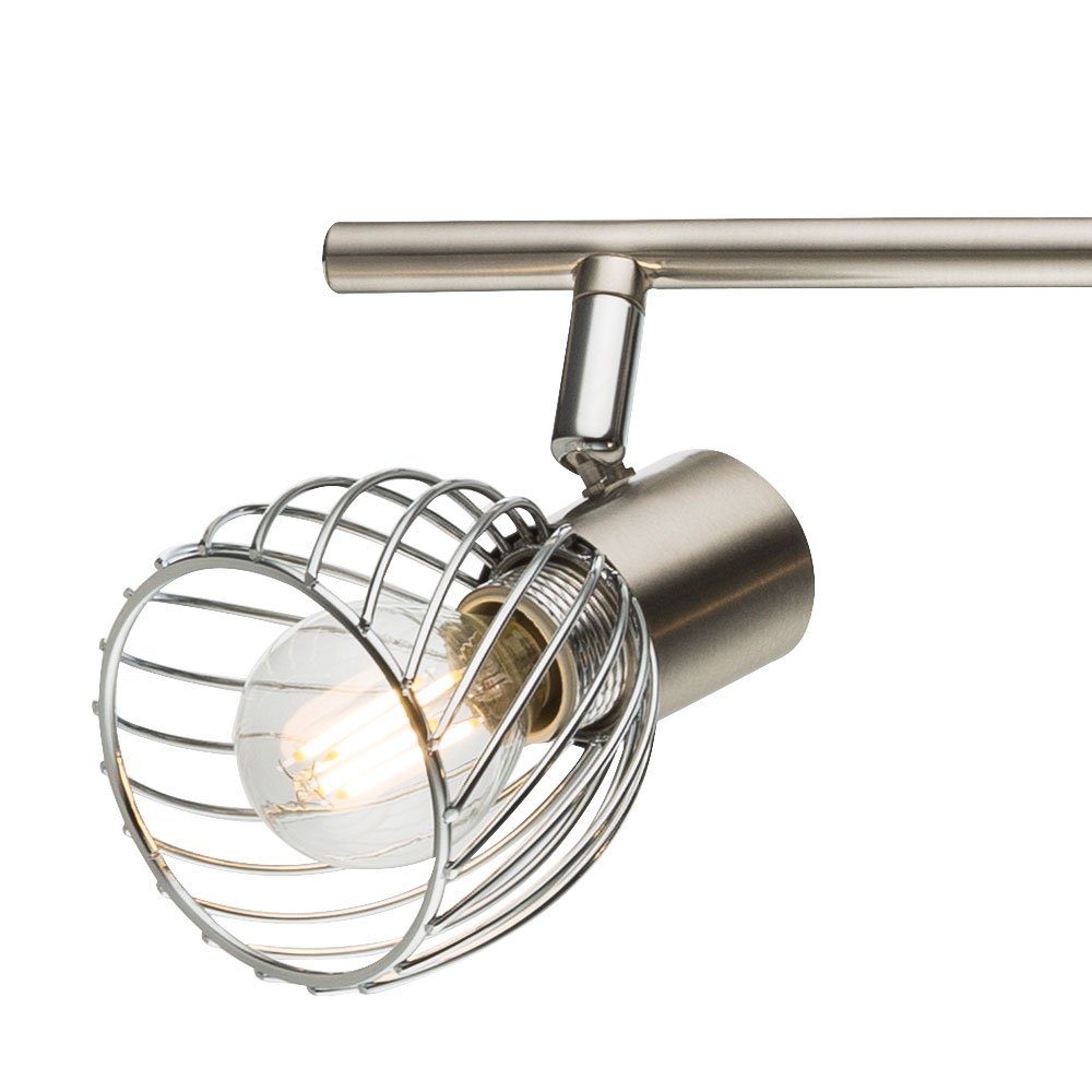Chrom schwenkbar LED Spotleiste inklusive, nicht Deckenleuchte, Leuchtmittel Wohnzimmerlampe Deckenlampe Deckenleuchte etc-shop