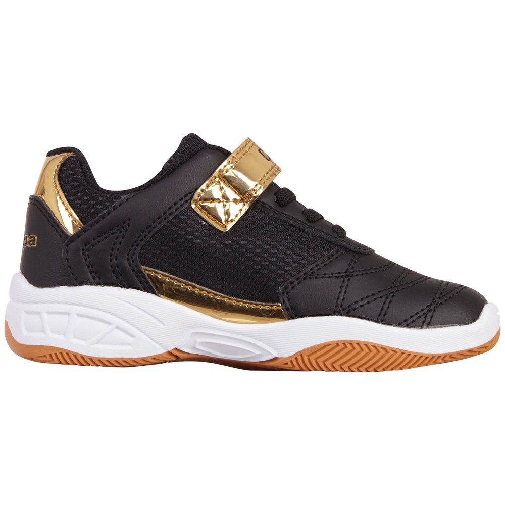 Kappa Hallenschuh geeignet black-gold viele Hallensportarten für