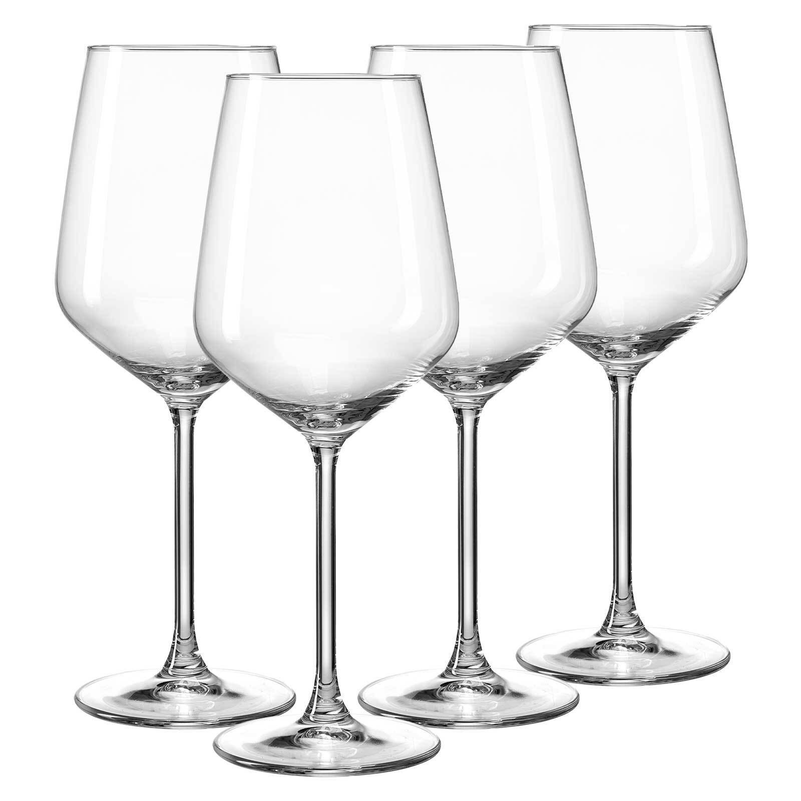 Ritzenhoff & Breker Rotweinglas Rumba Rotweingläser 530 ml 4er Set, 4-tlg., Glas