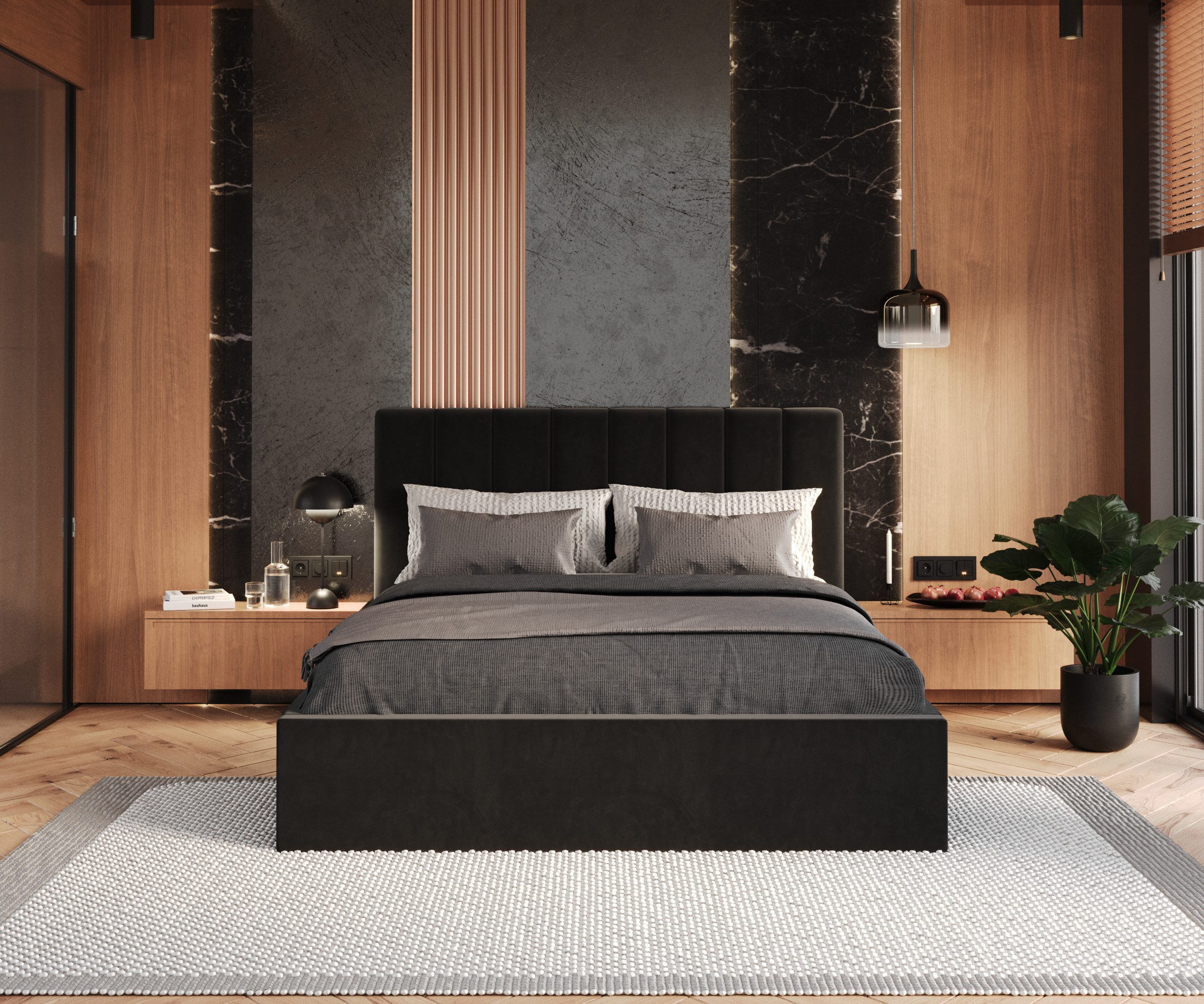 FDM Polsterbett Bettgestell Bettrahmen 120x200, 140x200, 160x200, 180x200cm günstig online kaufen