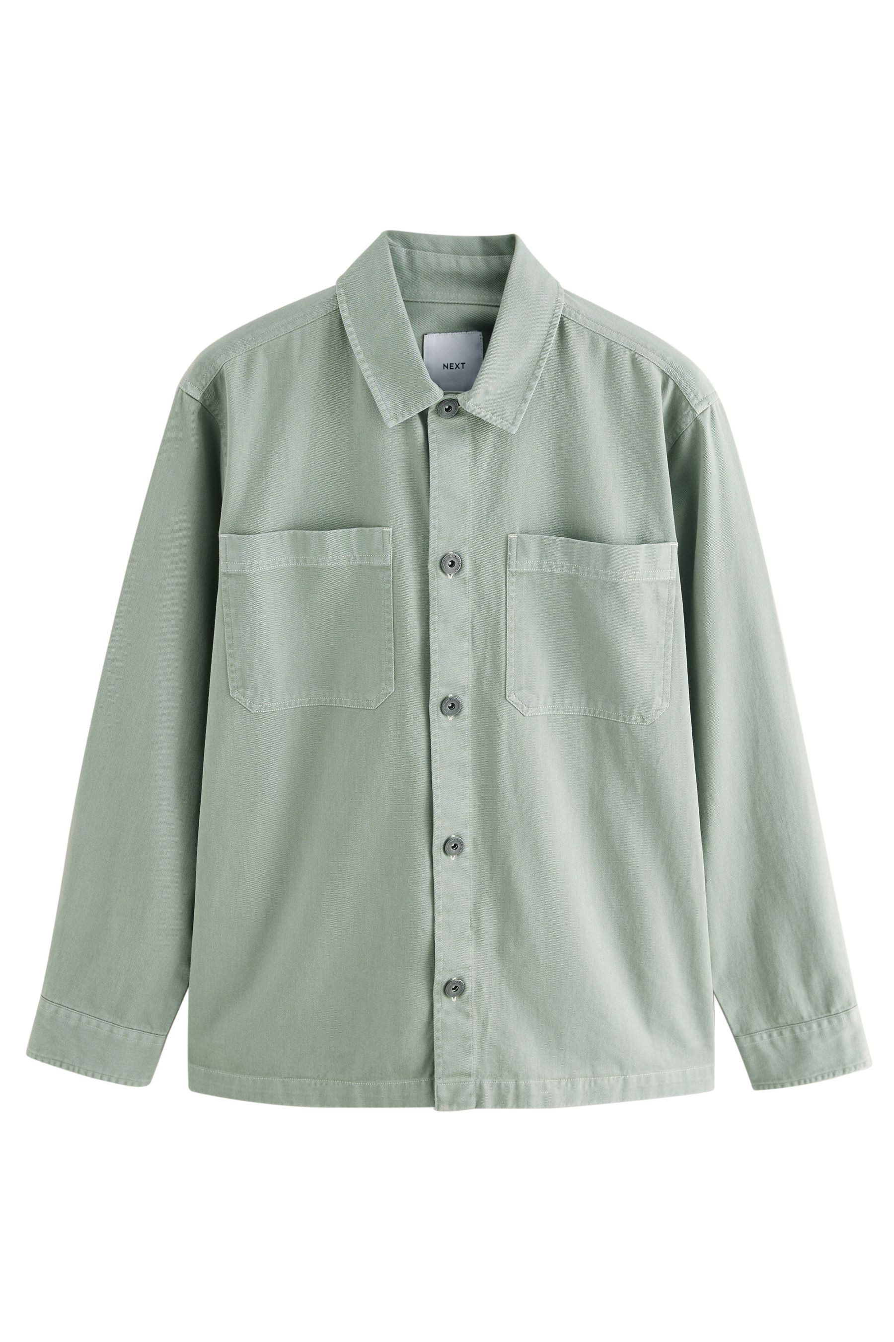 Hemdjacke Hemdjacke mit Kontrastnaht aus 100 % Baumwolle