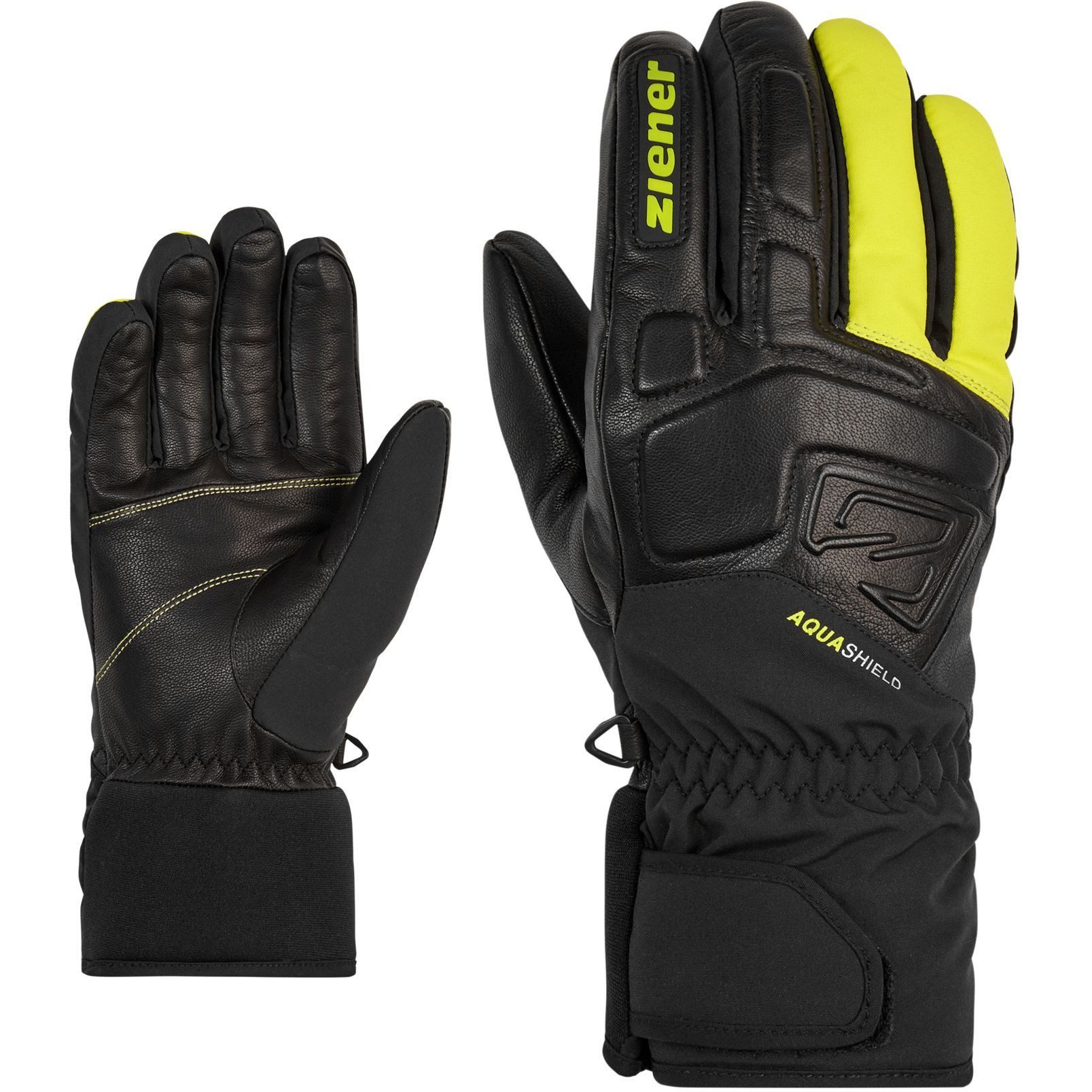 Skihandschuhe Ziener Alpine Gloves Ski Handschuhe GLYXUS AS lemo