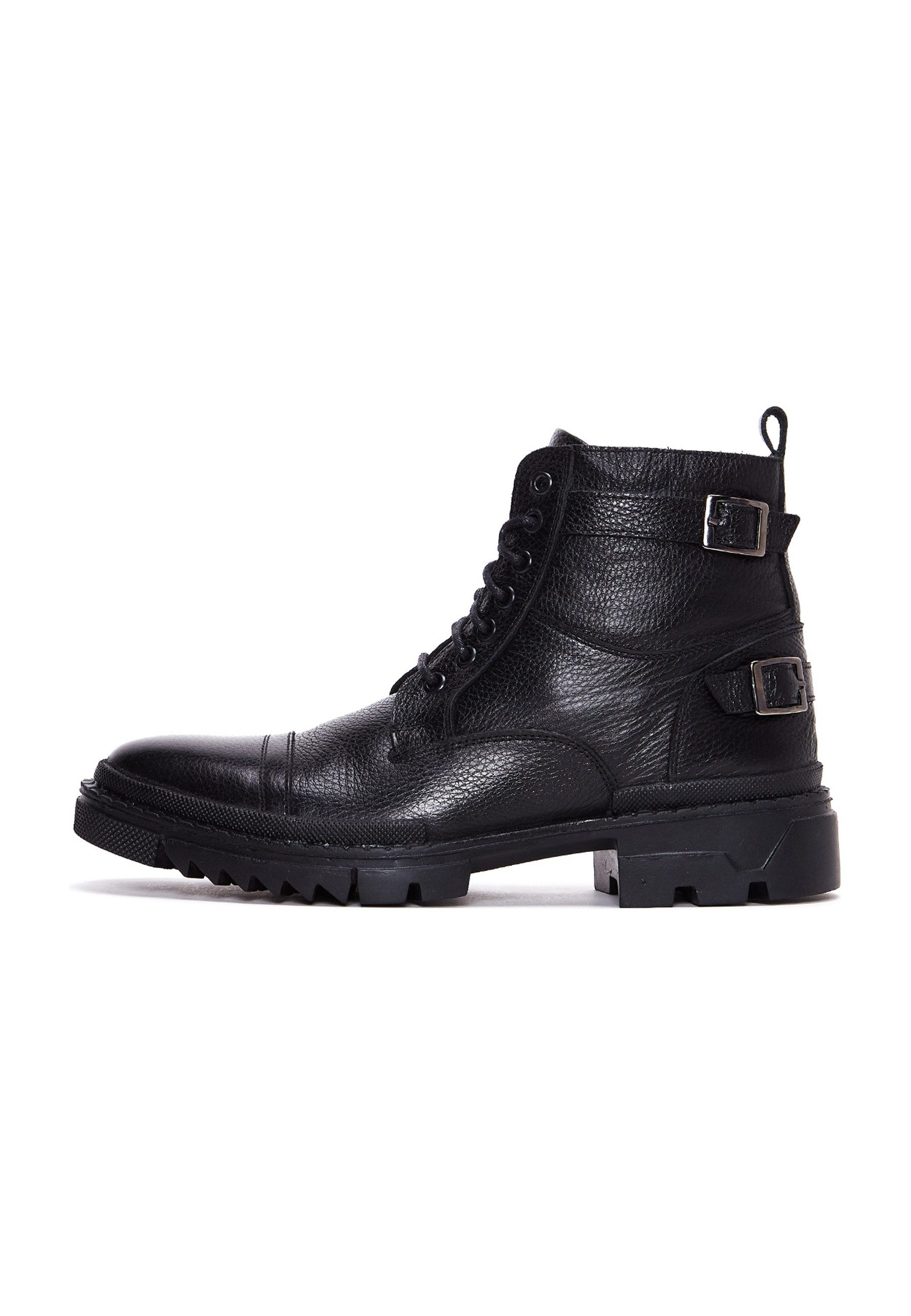 Derimod Leder-Schnürstiefel Ankleboots