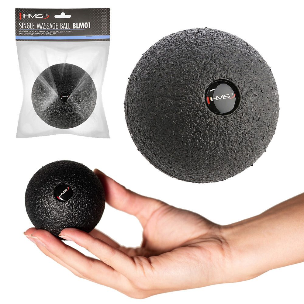 HMS Massageball Faszienball Triggerpunktball Massagekugel, Spar-Set 1-tlg., 6 cm kompakt, EPP-Schaum, 6 cm, Härte 70, bis 150 kg