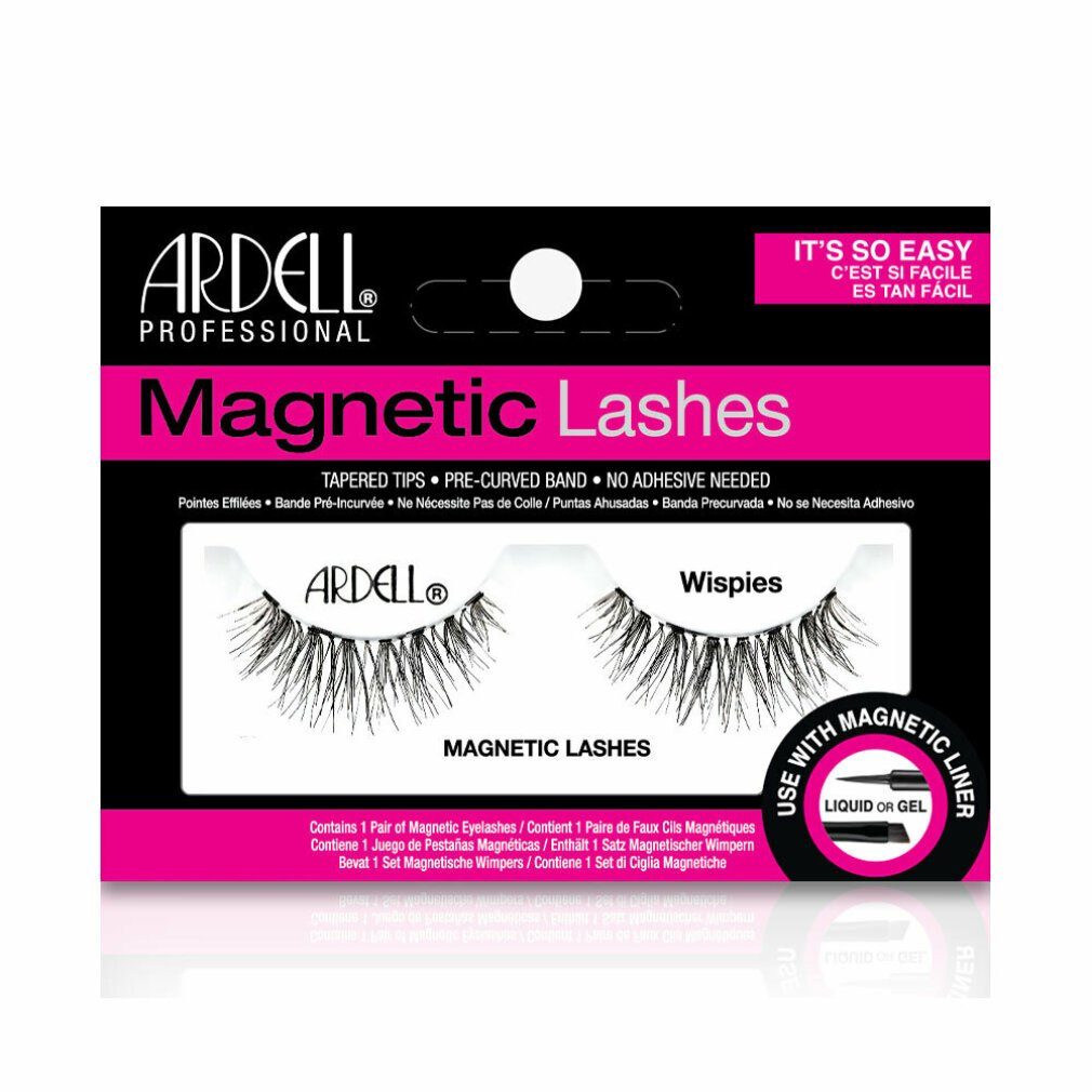 Einzelwimpern Magnetic Lashes Wispies Black