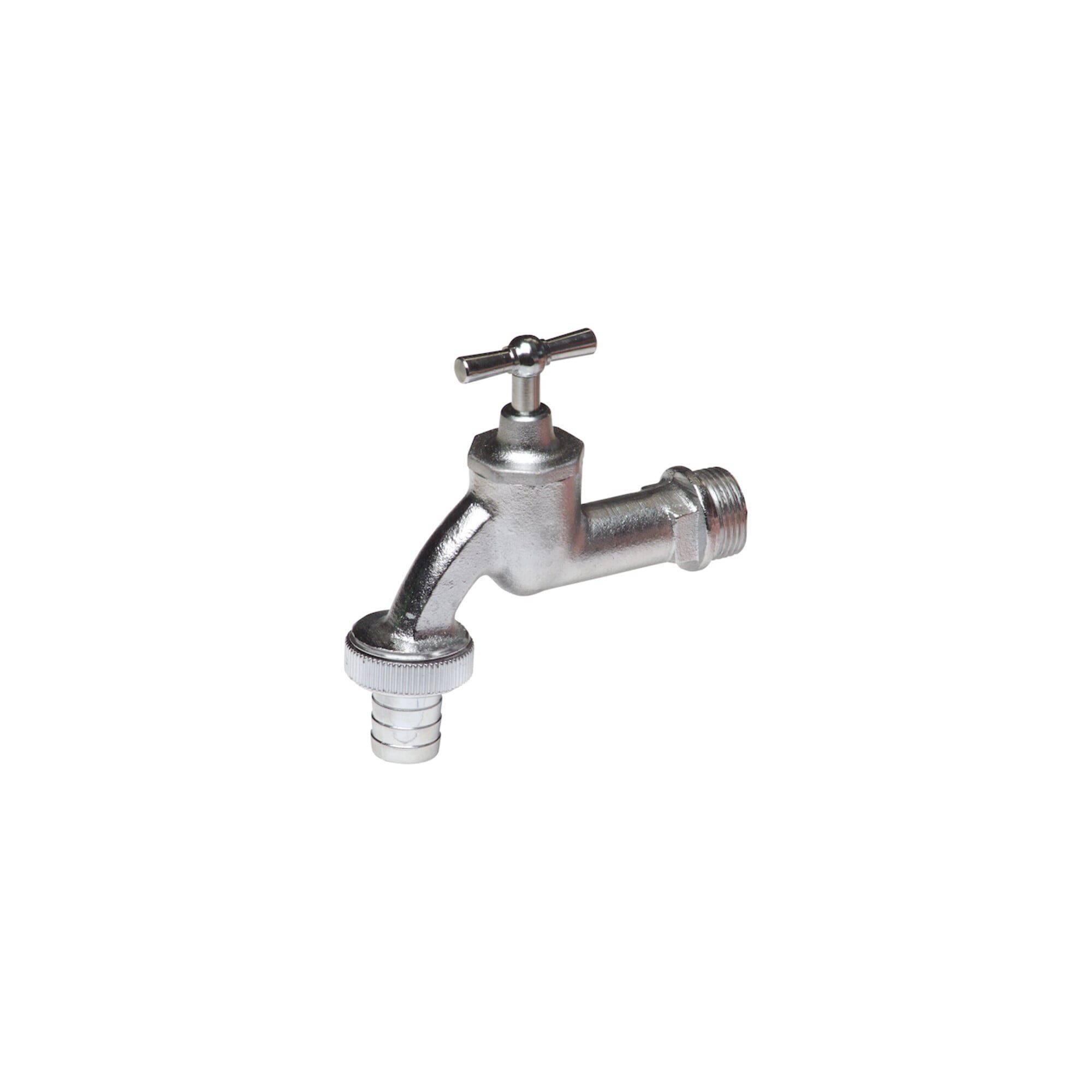 Floraworld floraworld Wasserhahn Messing AG D 1/2Z Tülle 1/2Z mit Auslauftülle