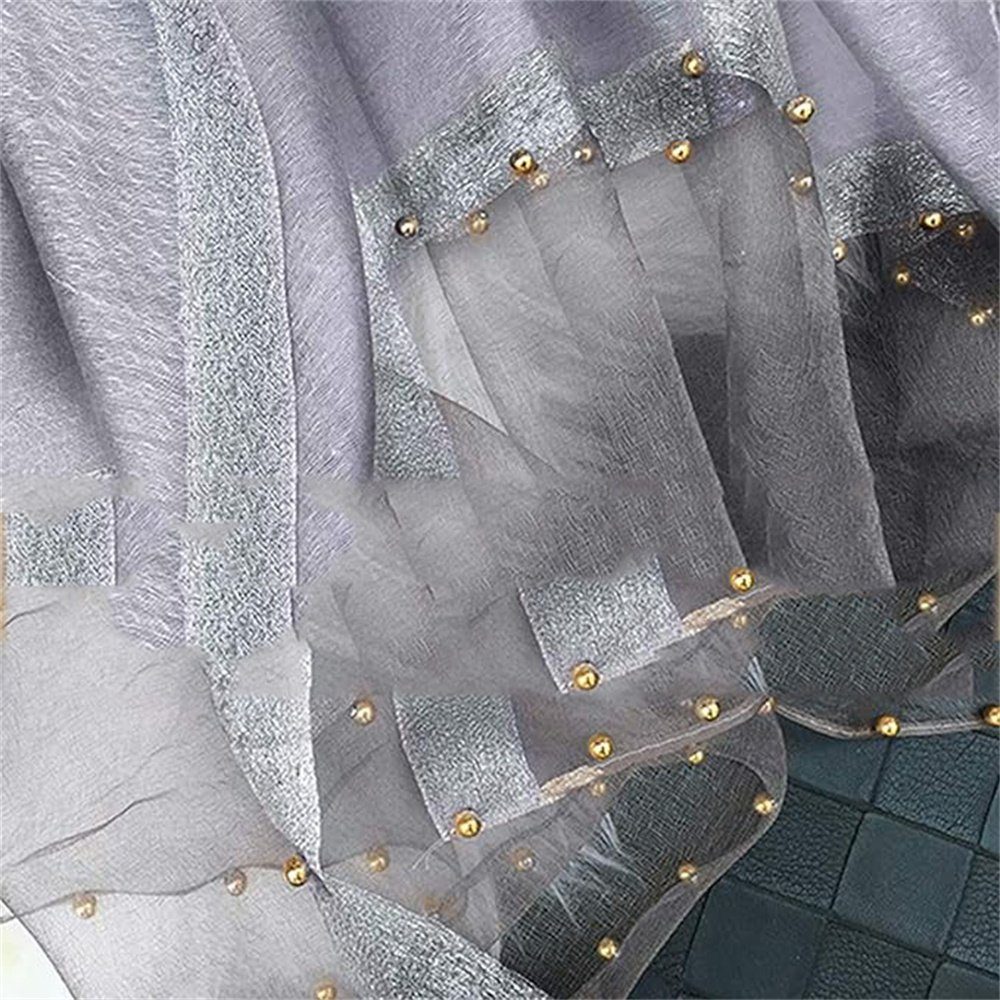 L.Ru Sonnenschutzschal Halstücher grau Mode, Schal Halstuch Damen UG Einfarbiger Dekorativer