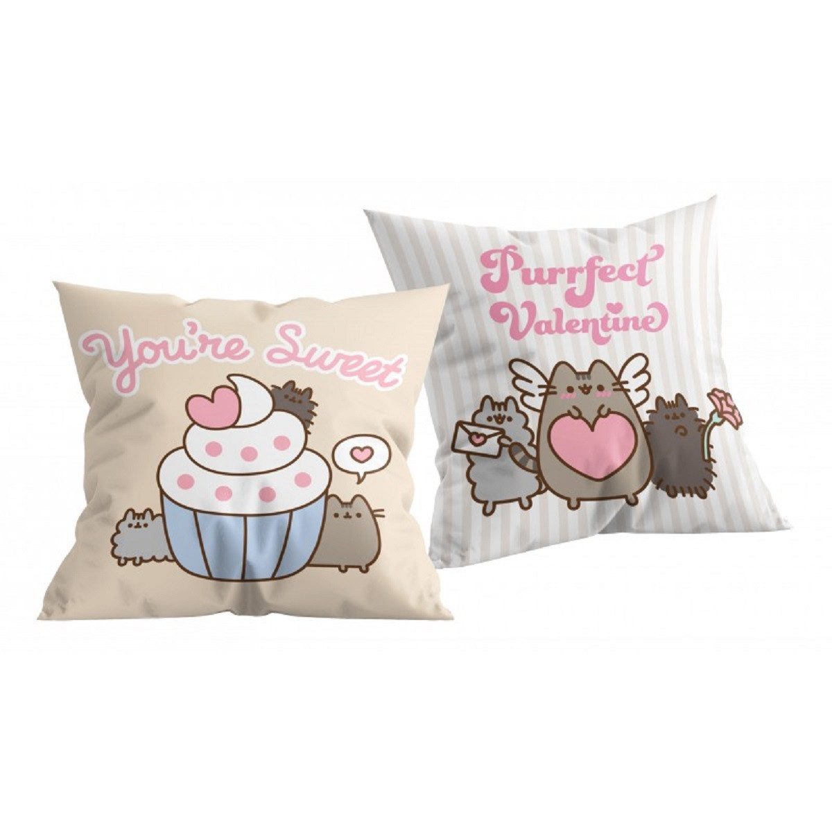 Pusheen Dekokissen Kuschelkissen (1 Stk) 40 x 40 cm aus Polyester