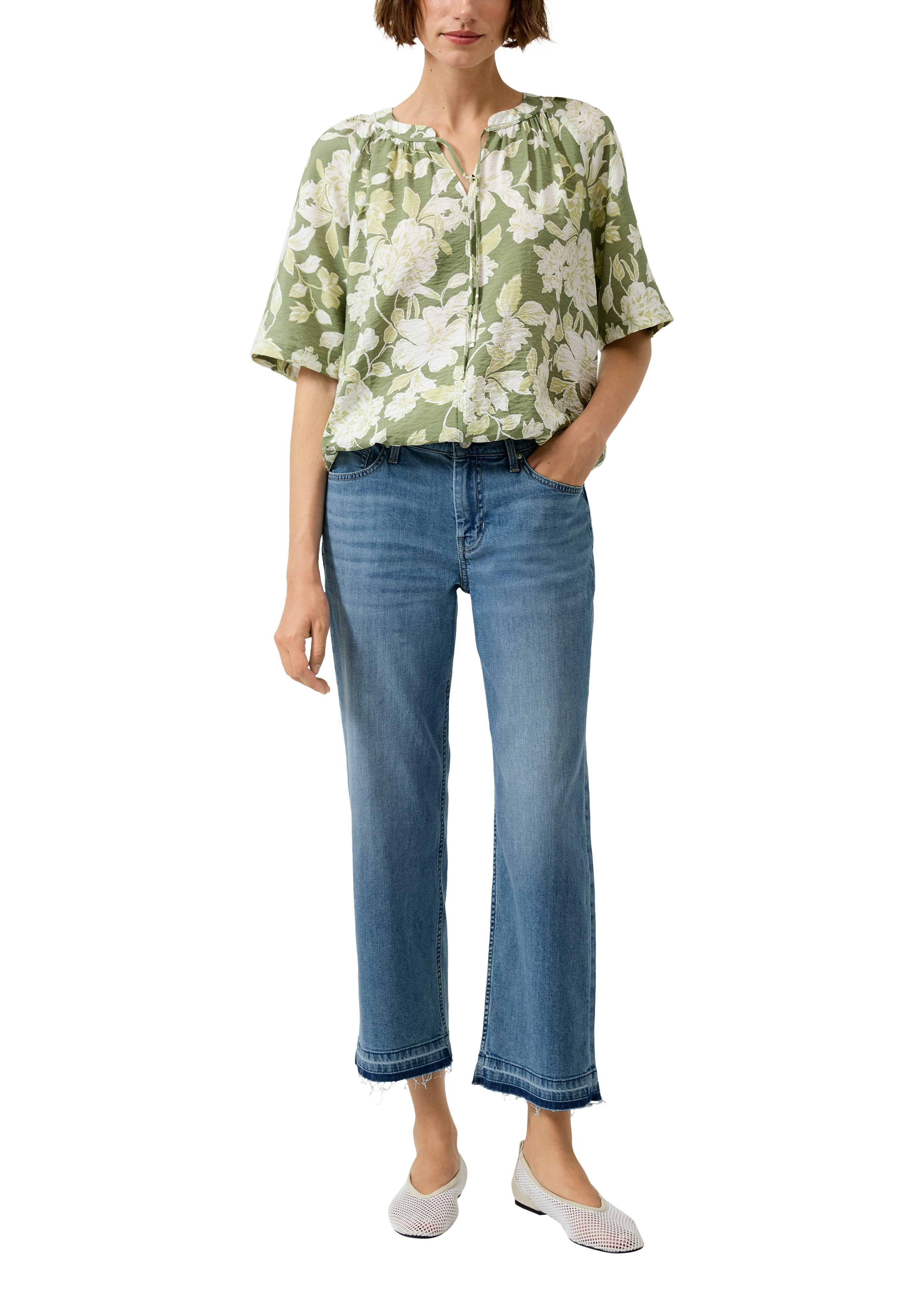 s.Oliver 5-Pocket-Jeans 7/8 Länge mit Stretch