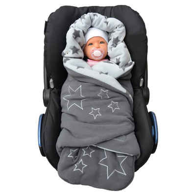 Einschlagdecke, Lilly and Ben, Winter-Decke für Babyschale & alle Gurtsysteme, für Babys 0-10 Monate