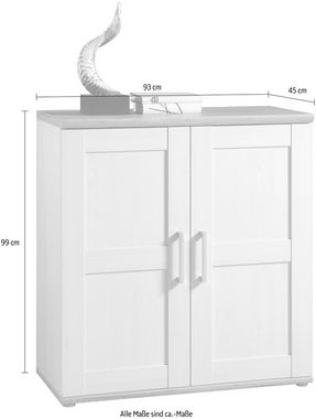 HBZ Kommode Romance, Kommode im Landhausstil, Schrank in 3 Ausführungen