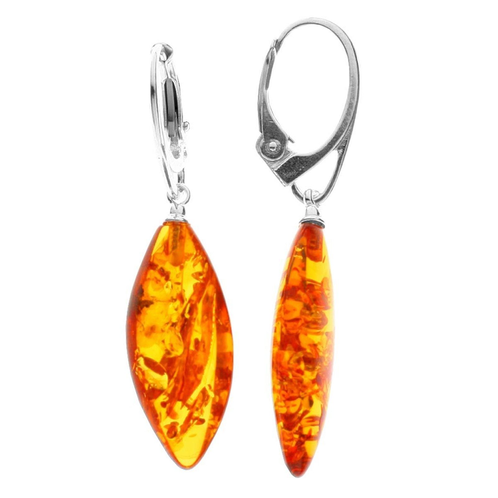 OSTSEE-SCHMUCK Paar Ohrhänger - Spitzolive 24x10 günstig online kaufen