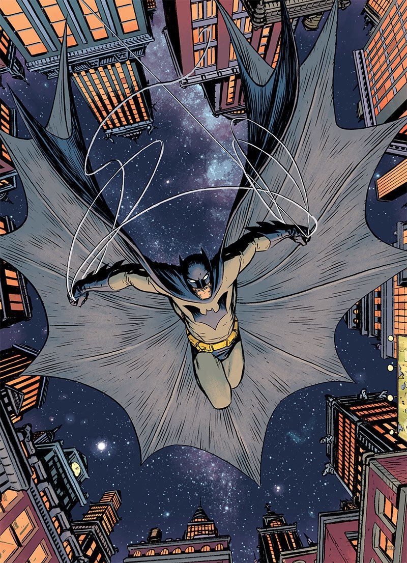 USAopoly Puzzle Batman Puzzle I Am The Night (1000 Teile), 1000 Puzzleteile, Offiziell lizenziertes Puzzle