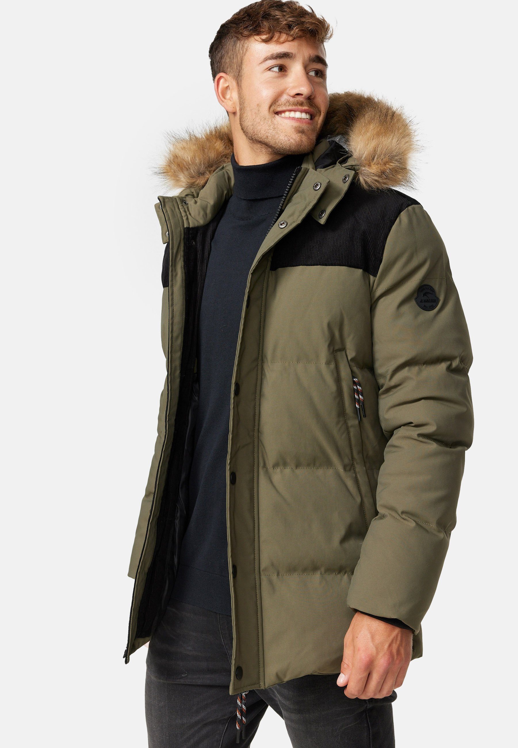 Winterjacke Indicode Hexyl Army