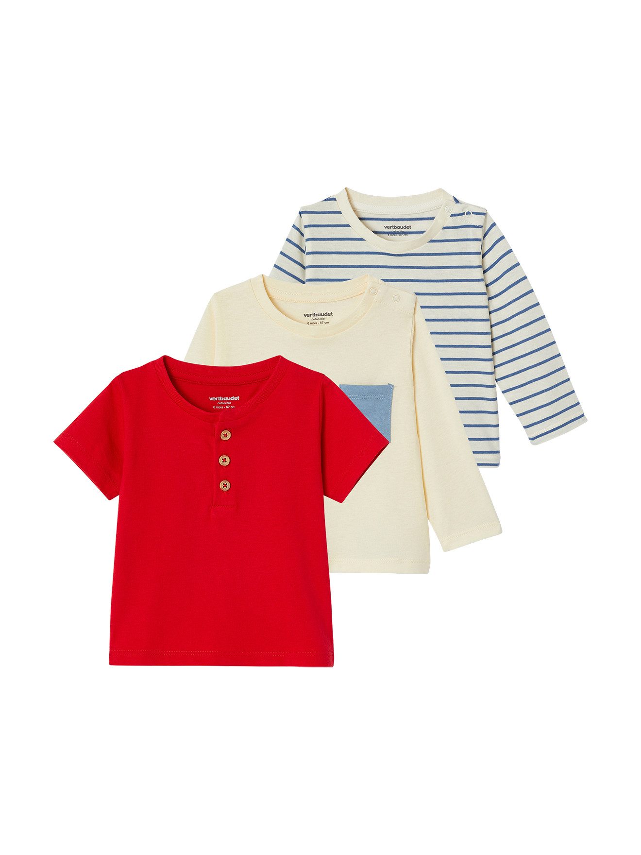 Langarmshirt Baby Shirts kurzarm und langarm BASIC