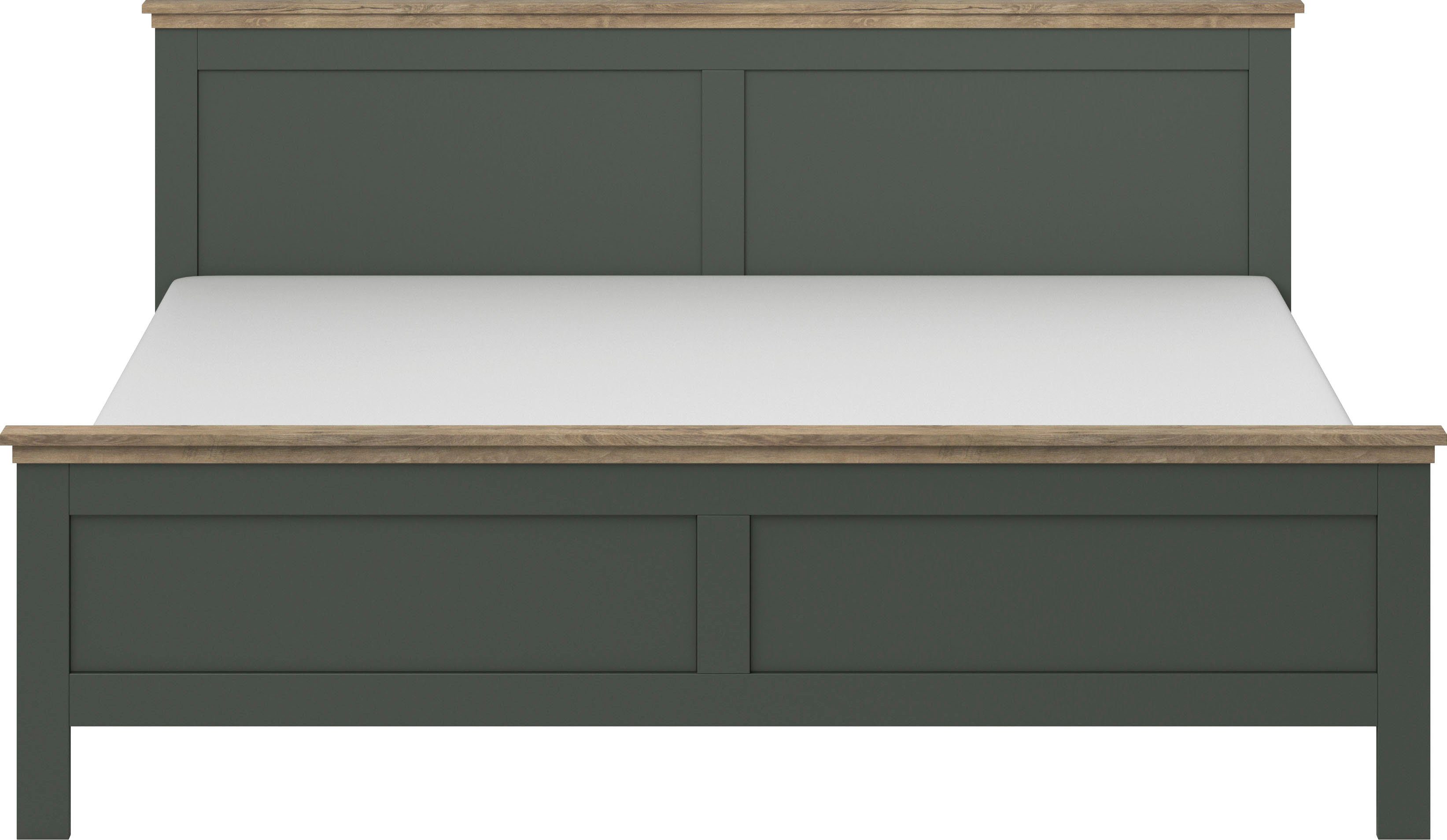Home affaire Bettgestell Evora, Landhausstil, Doppelbett, günstig online kaufen