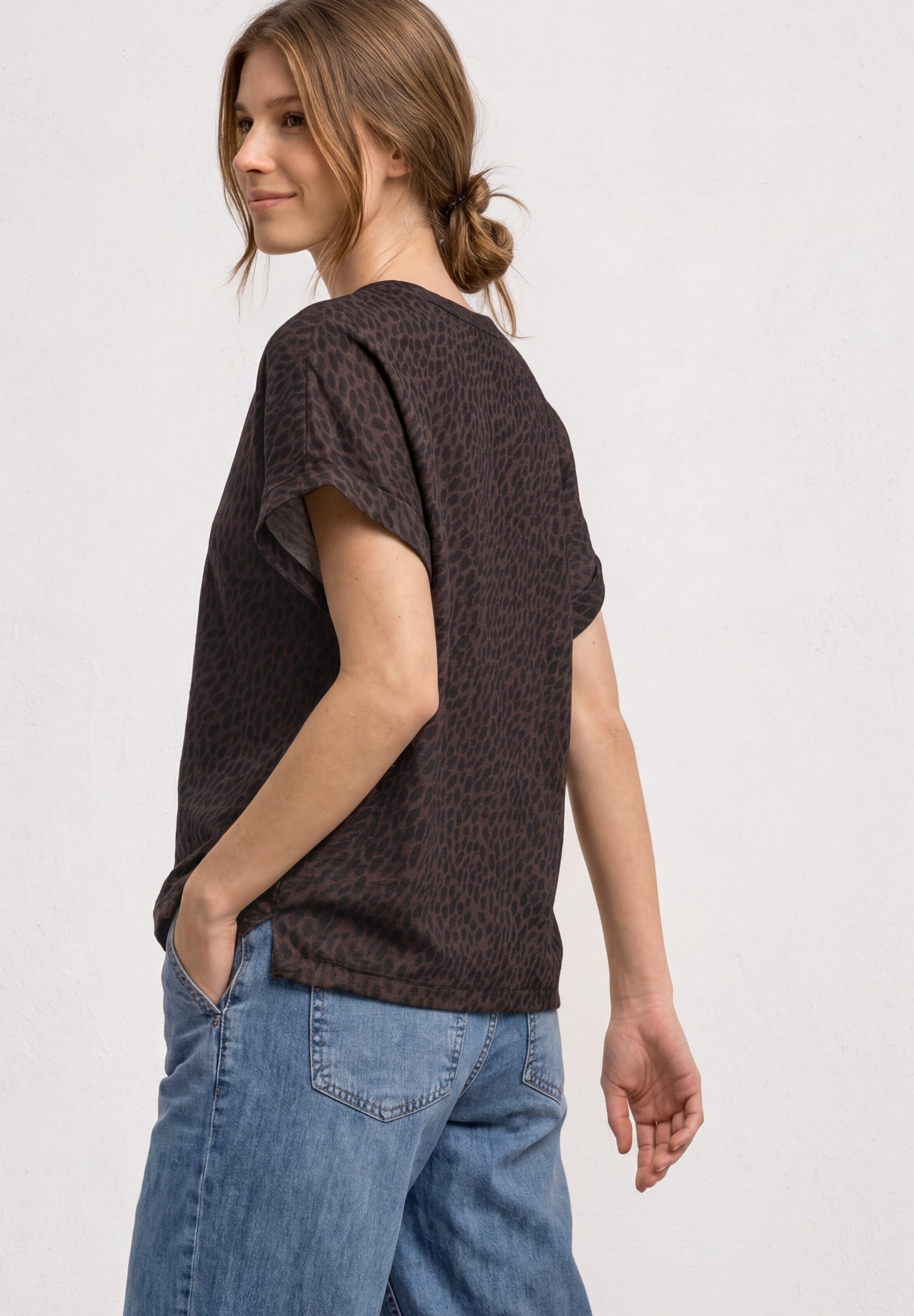 STREET ONE T-Shirt mit Strukturmix – Bild 2 von 5