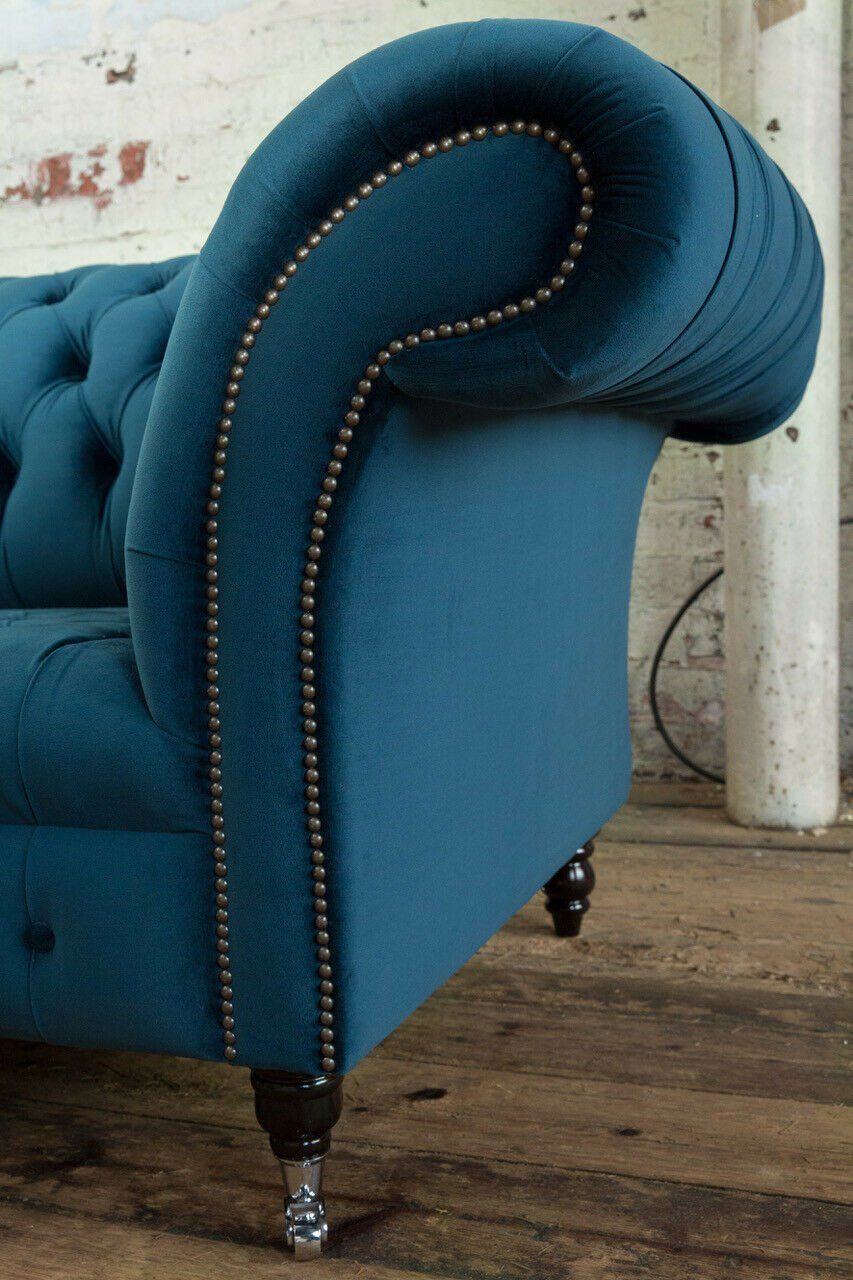 JVmoebel Chesterfield-Sofa, Wohnzimmer Sofa Couch Chesterfield klassische möbel Sitz Sofas