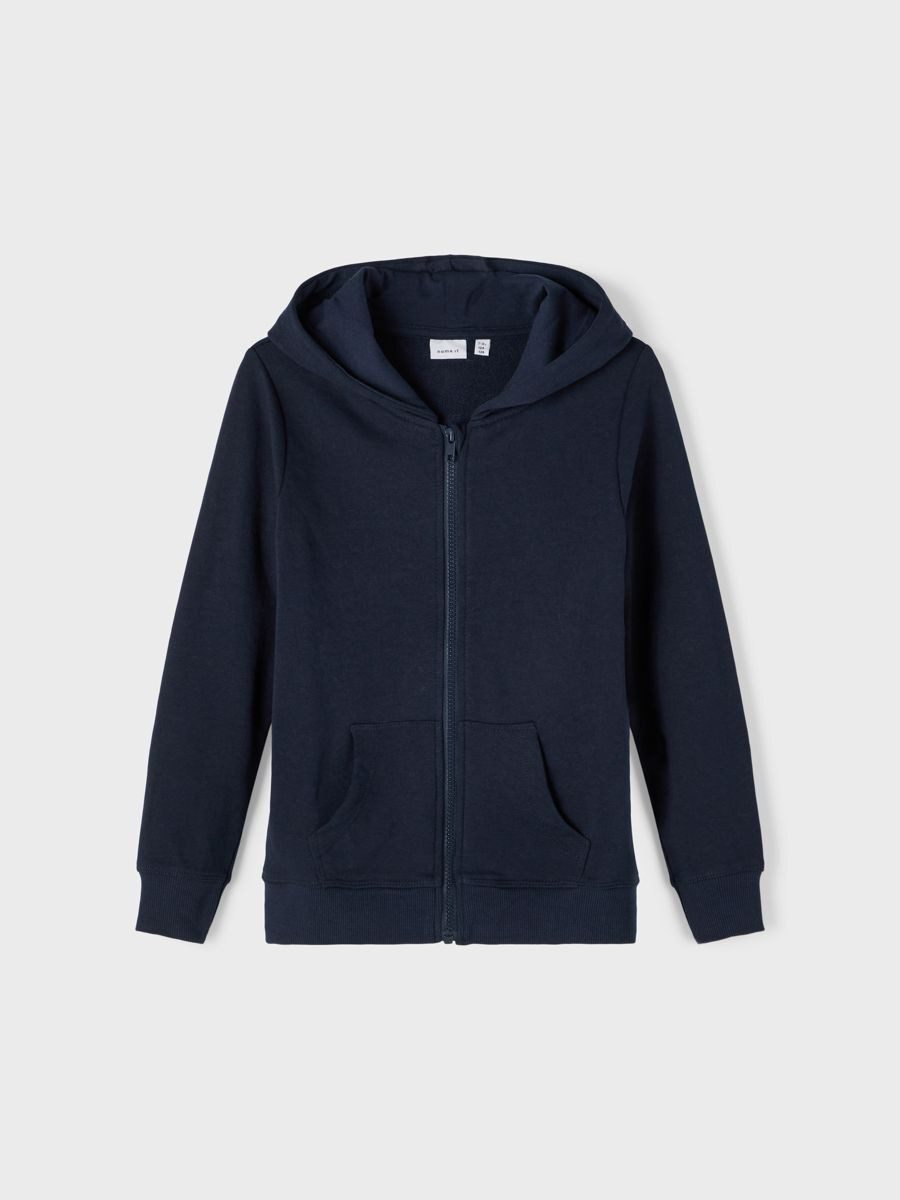 Name It Kapuzensweatjacke NKMNESWEAT CARD W HOOD UNB NOOS in klassischer Form