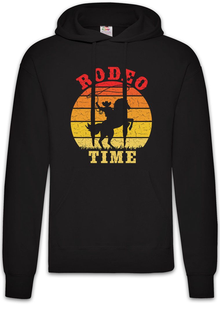 Hoodie Rodeo Time Herren Hoodie Pferd Cowboy Country Horse Cowgirl Hut Lasso