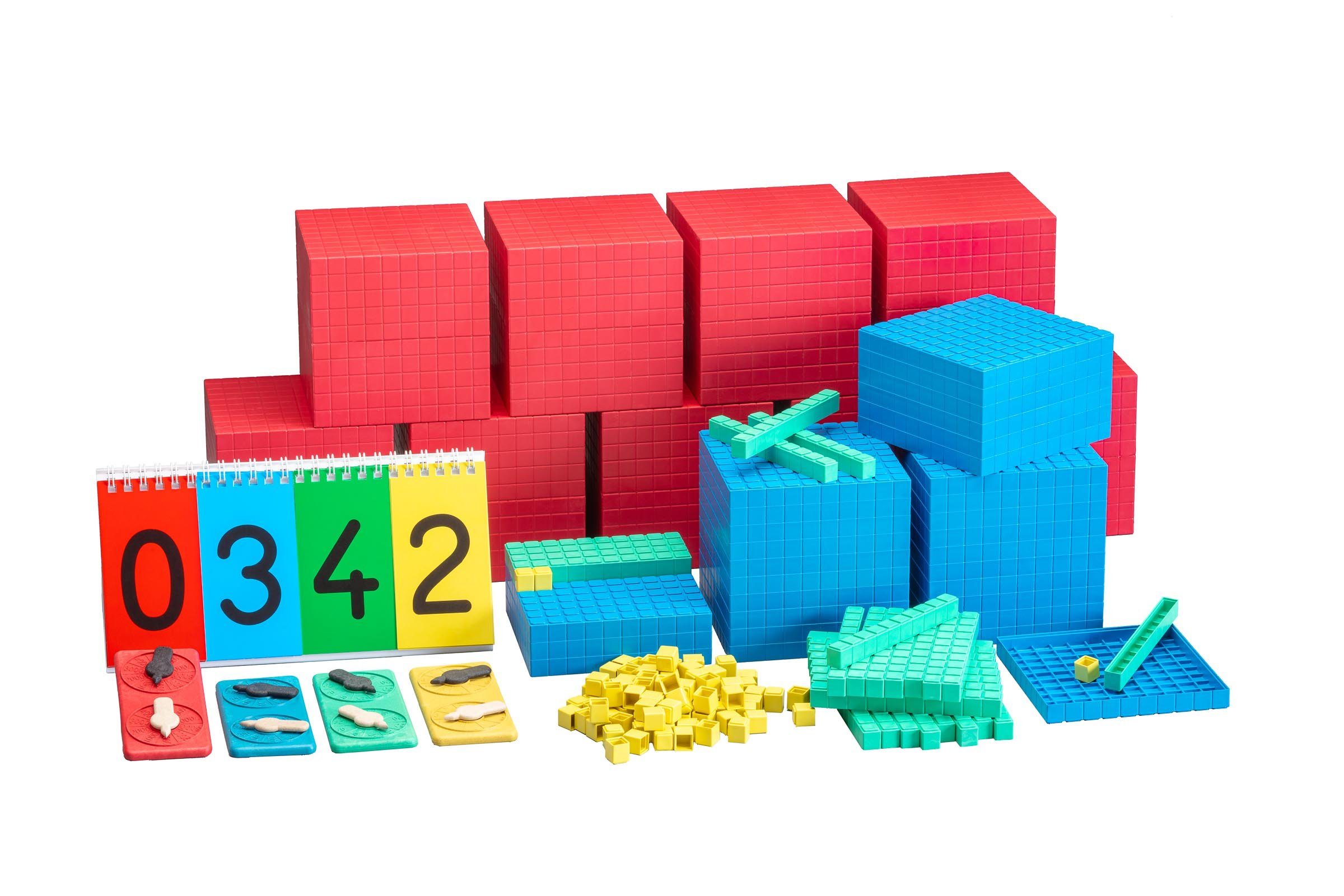 Wissner® aktiv lernen Lernspielzeug Dezimalrechen-Komplettsatz (194 Teile), RE-Plastic® Mathematik ZS, RE-Plastic®