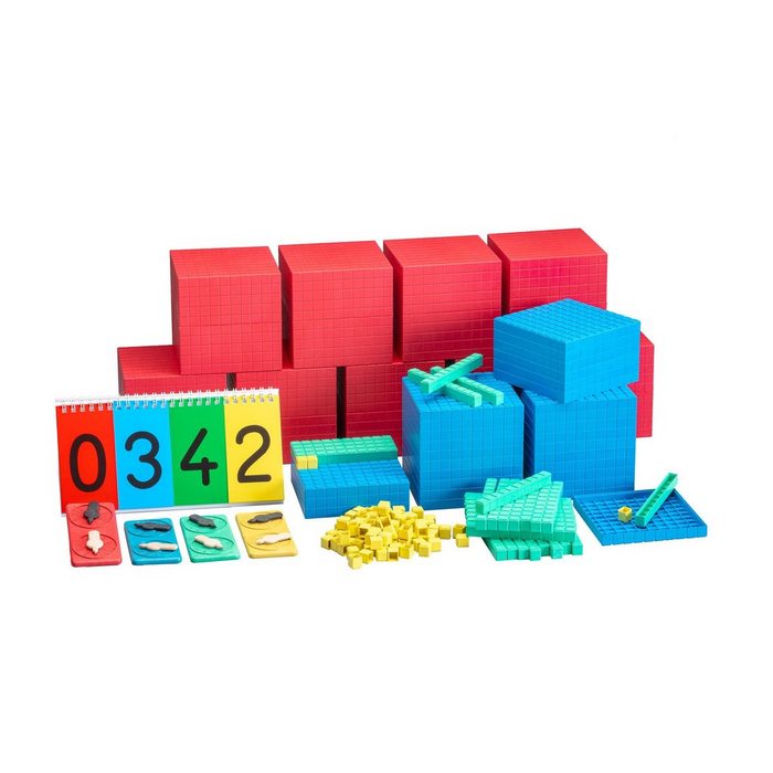 Wissner® aktiv lernen Lernspielzeug Dezimalrechen-Komplettsatz (194 Teile) RE-Plastic®