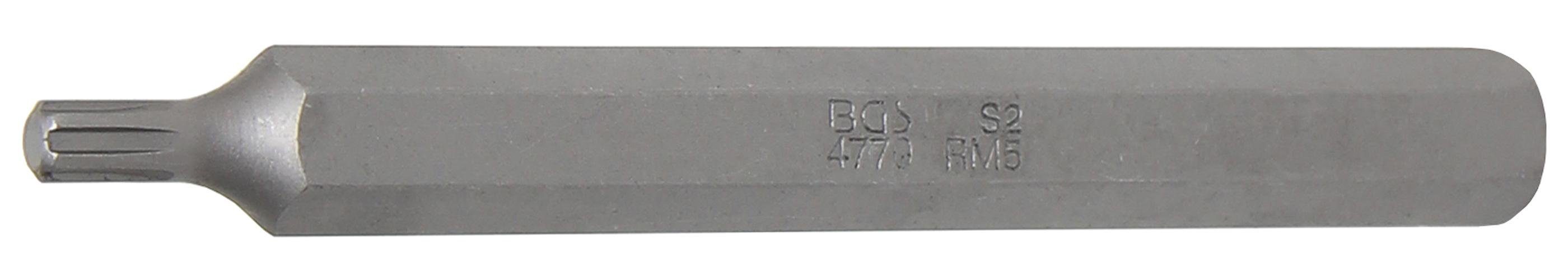 100 (3/8), Länge Bit-Schraubendreher BGS 10 M5 (für mm, RIBE) Bit, Antrieb Keil-Profil technic Außensechskant mm