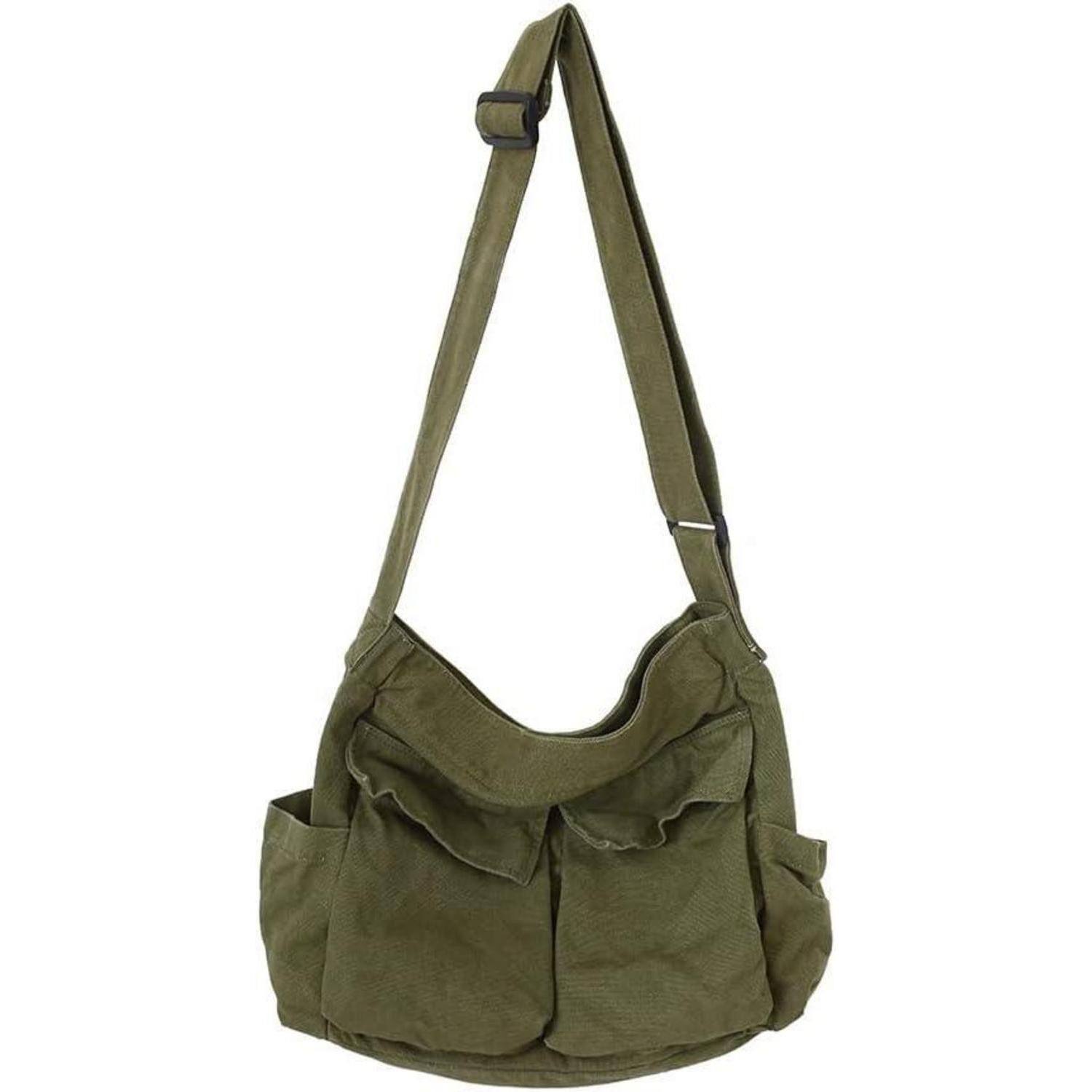 LuxusKollektion Messenger Bag TIAASTAP Vintage Canvas Messenger Bag Leinens günstig online kaufen