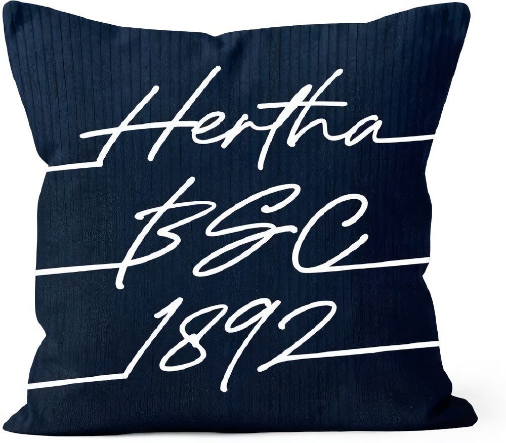 Hertha BSC Berlin Kopfkissen Kissen Cord günstig online kaufen