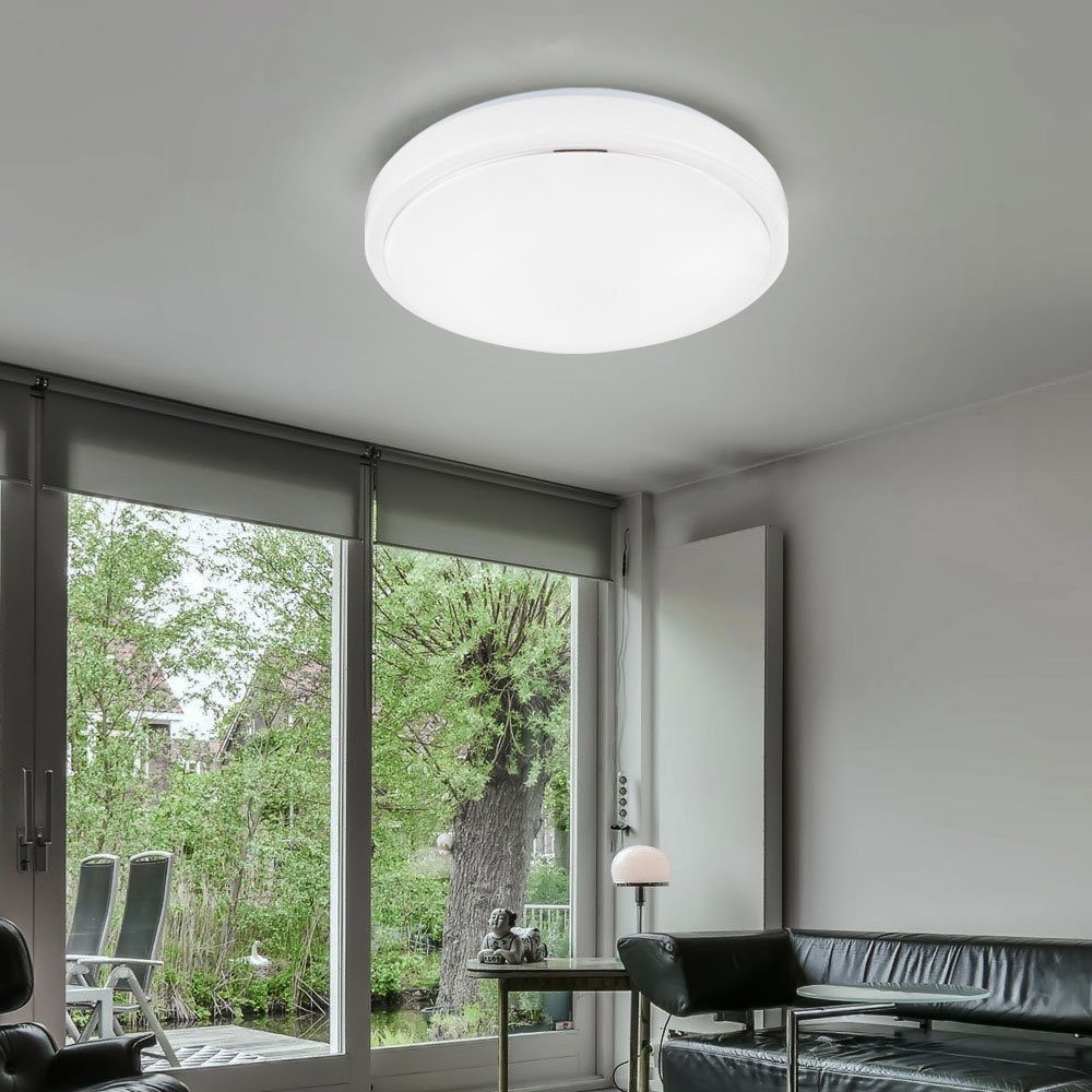 LED-Leuchtmittel etc-shop dimmbar Wohnzimmerleuchte verbaut, Modern fest LED Deckenleuchte, Deckenleuchte Decke Deckenlampe LED