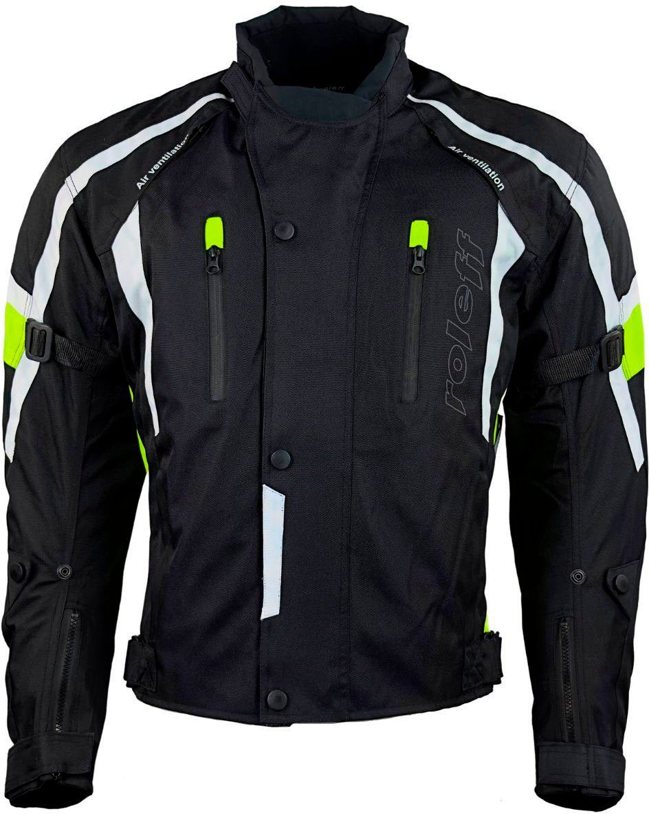 roleff Motorradjacke Ancona Mit Sicherheitsstreifen