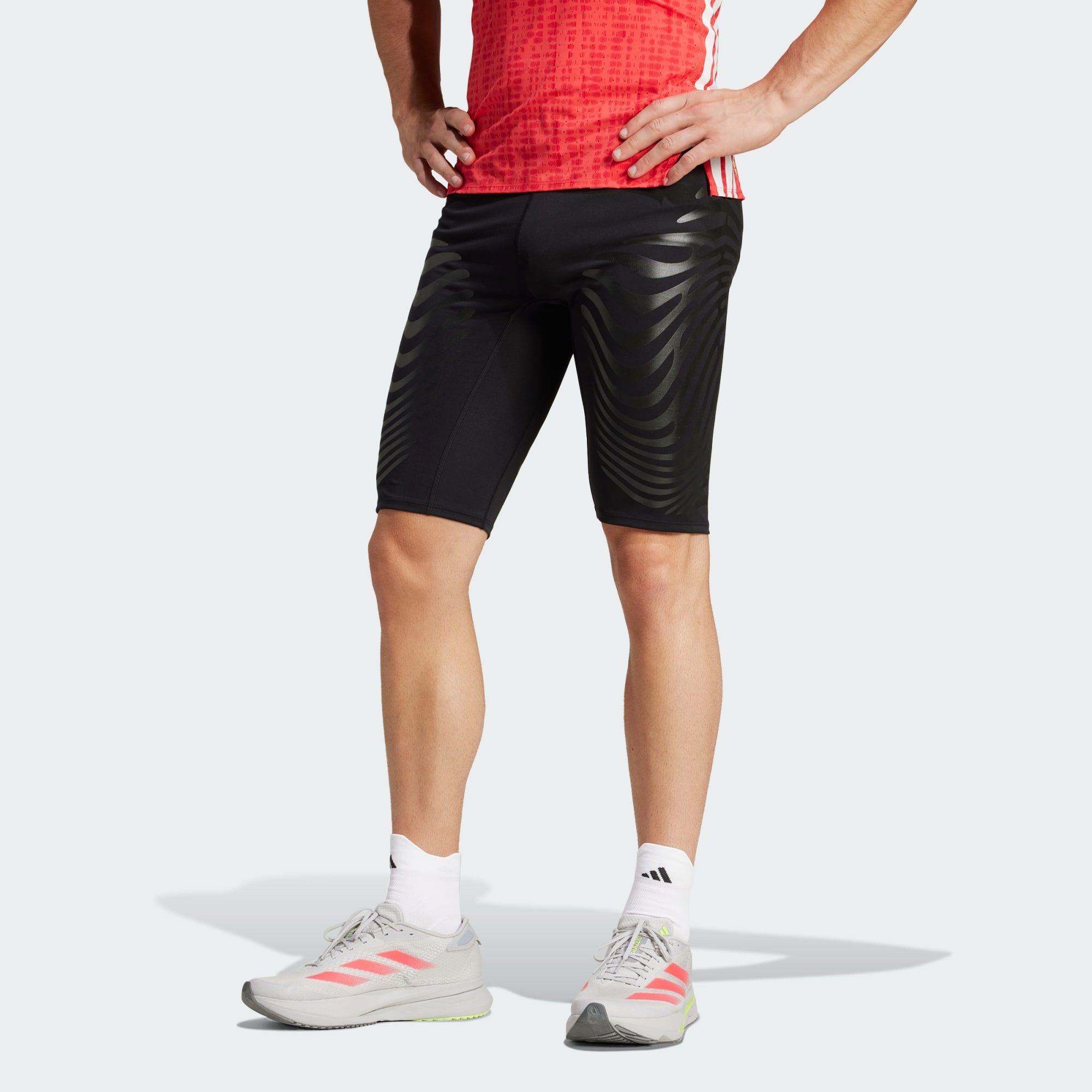 adidas Performance Leggings ADIZERO CONTROL RUNNING KURZE LEGGINGS (1-tlg)